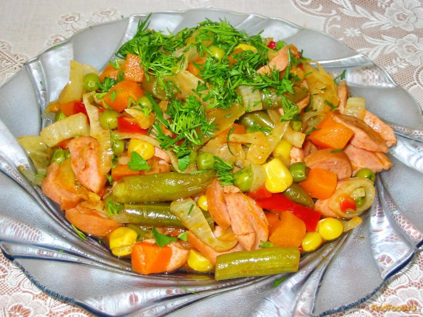 Мексиканская смесь из овощей