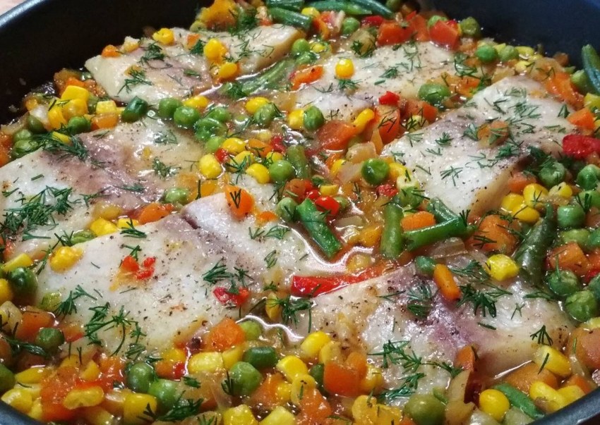 Спагетти с мексиканской смесью