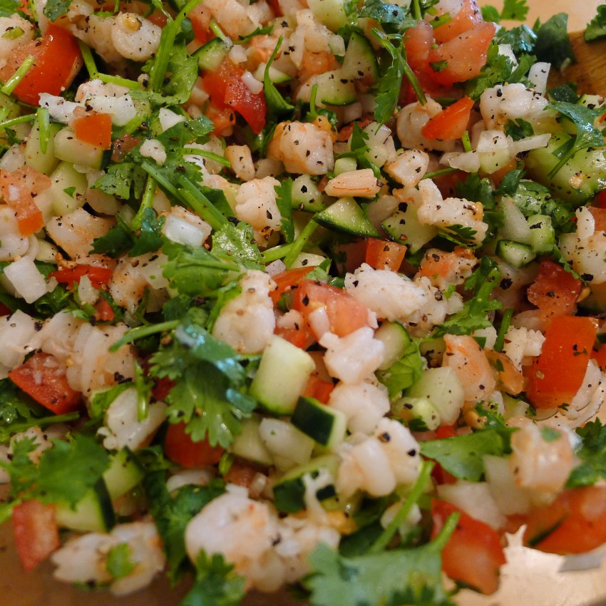 Морской салат (кальмар, креветки, осьминог, мидии)