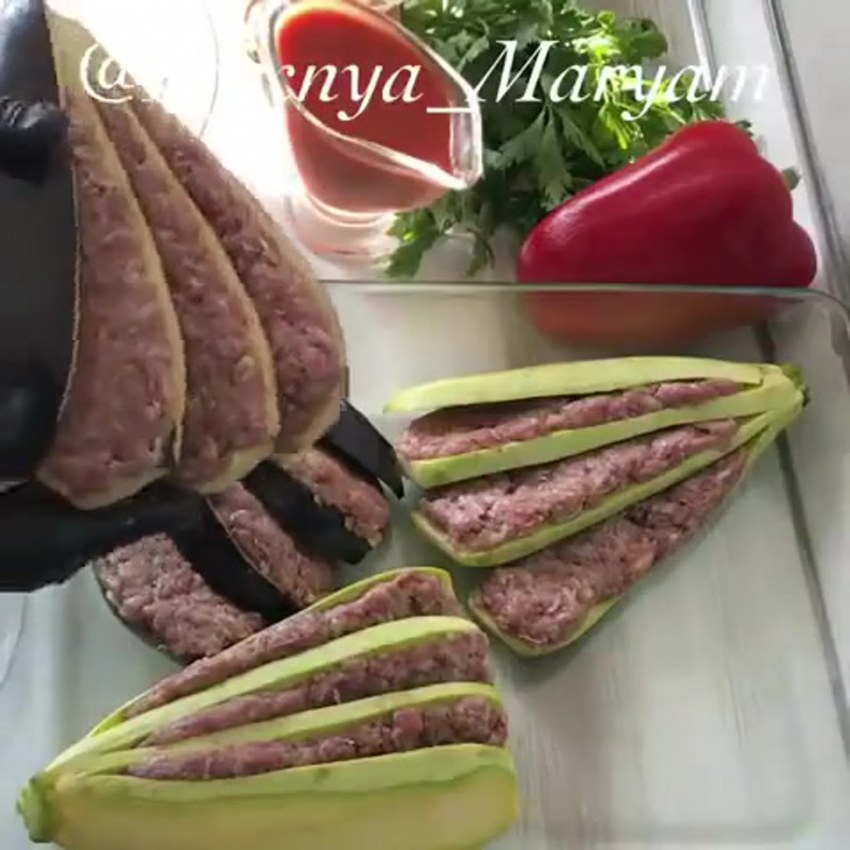Баклажаны пармеджано веером