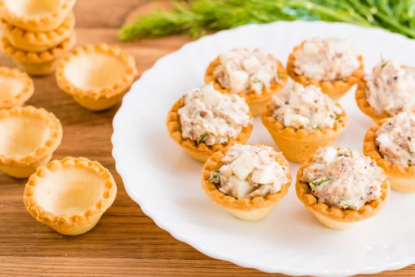 Тарталетки с мясом