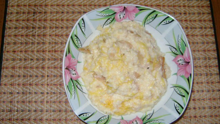 Пшённая каша с тыквой в мультиварке редмонд