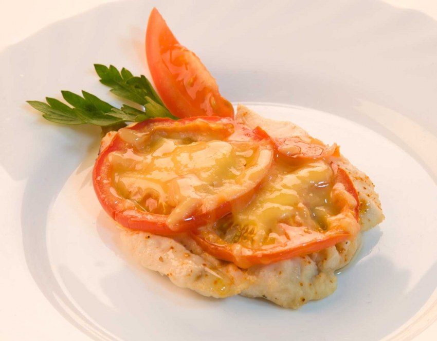 Куриное филе помидоры сыр