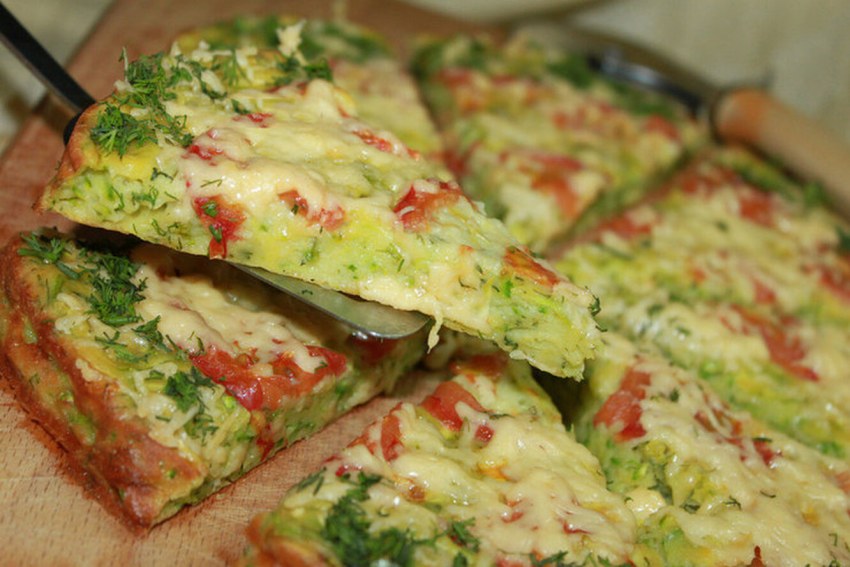 Кабачковая пицца