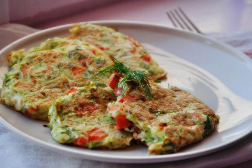 Оладьи из цукини Азбука вкуса