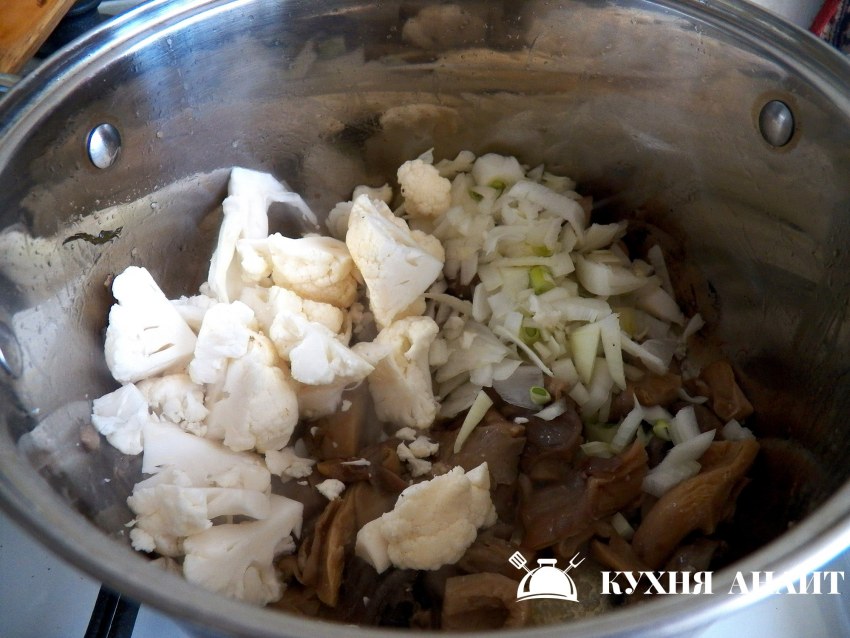 Грибы с луком для начинки