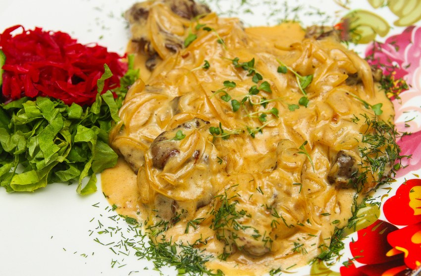 Печень по царски