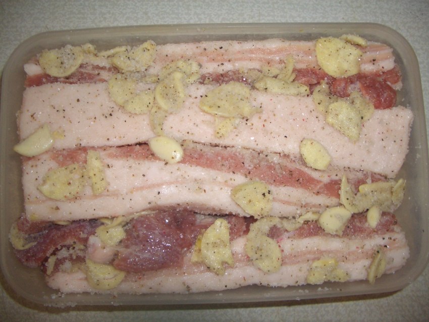 Сало солёное самый вкусный