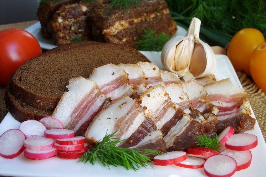 Вкусное сало