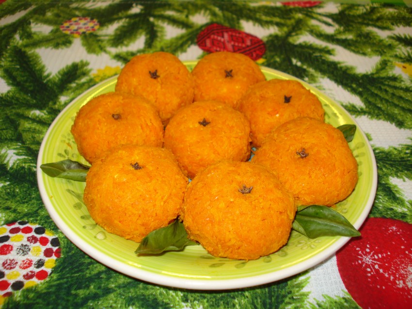 Сырные шарики Мандаринка