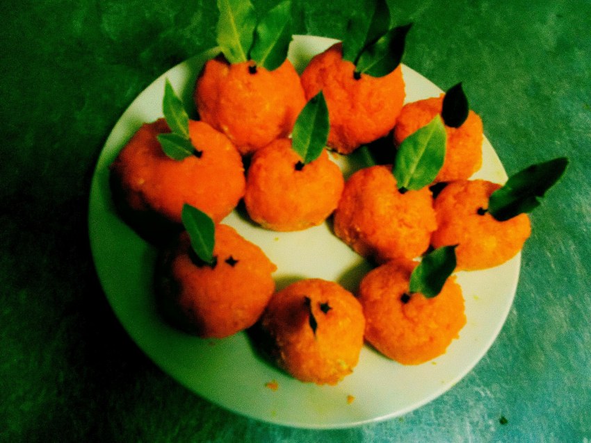 Мандарины из сыра