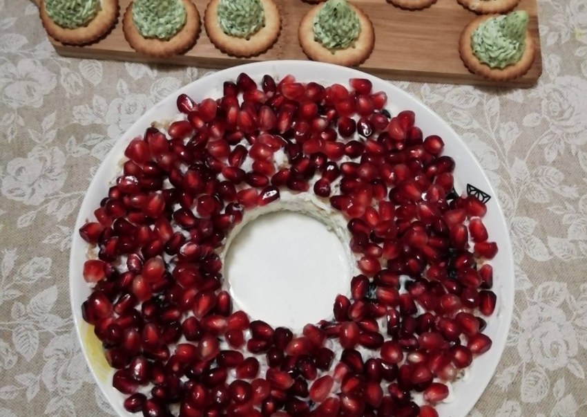 Салат Королевский с гранатом
