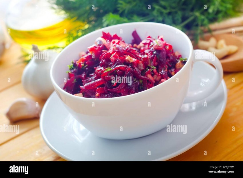 Салат свекла с черносливом
