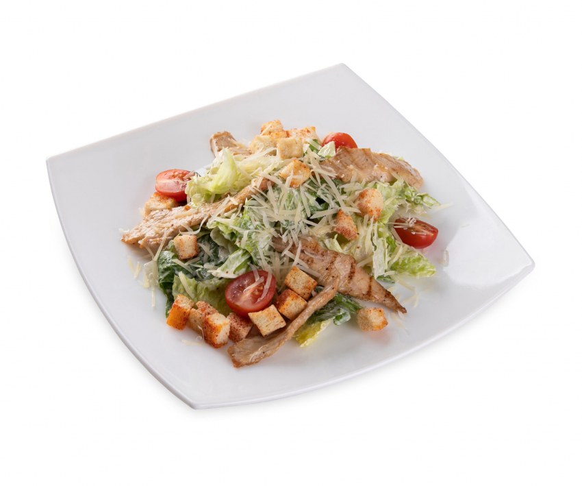Теплый салат с куриной грудкой