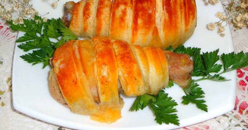 Куриные ножки в тесте