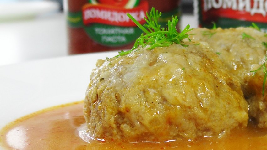 Перец фаршированный грибами и рисом