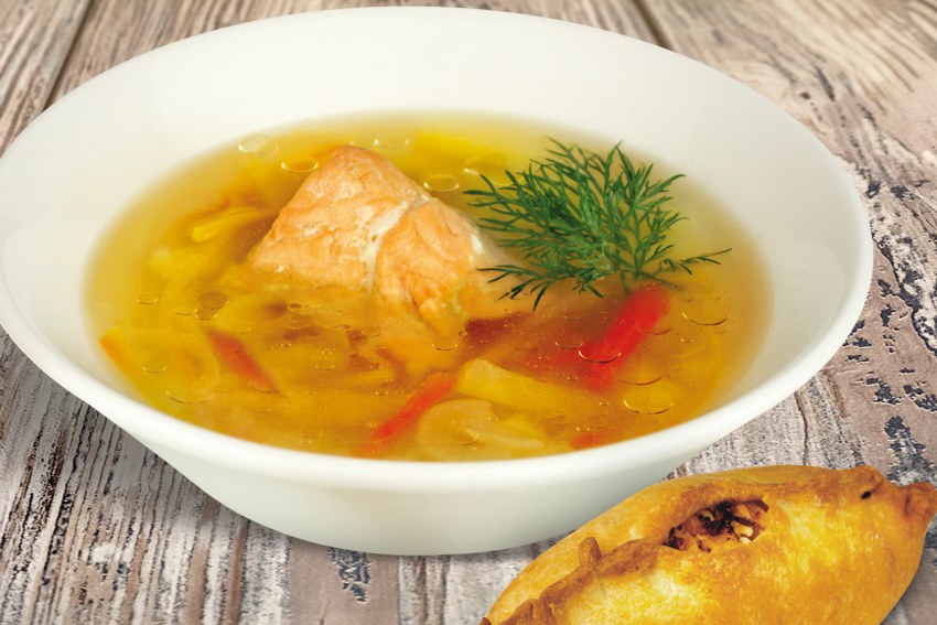 Уха с маслинами