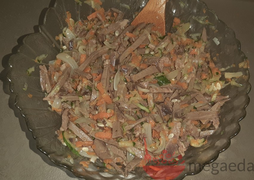Корейские салаты перец