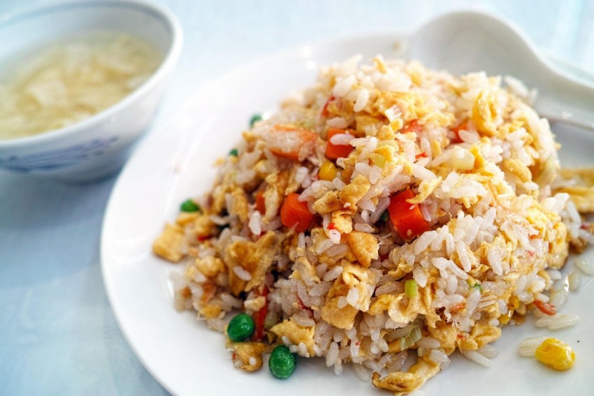 Второе с рисом и курицей
