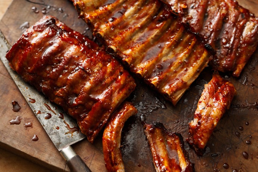 Свиные ребрышки BBQ