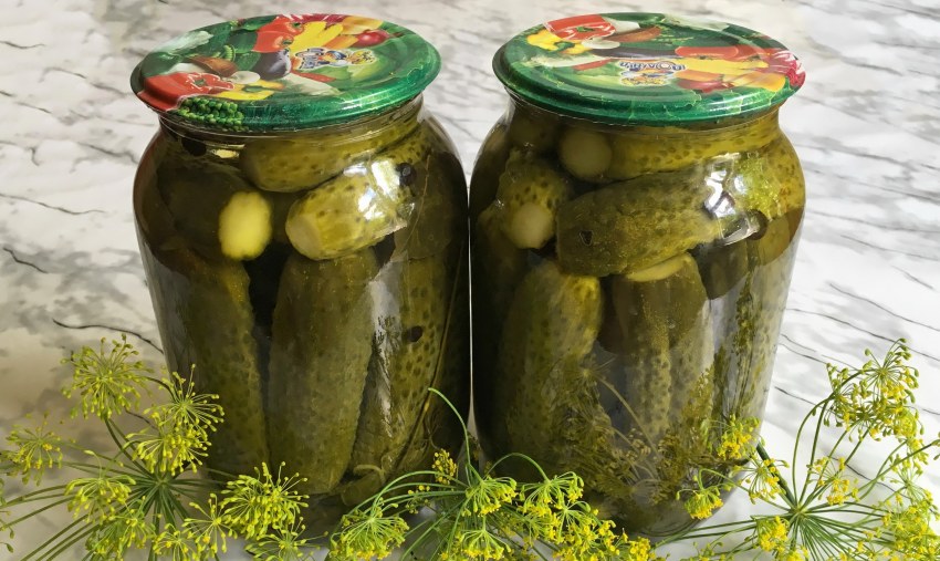 Огурцы в банках