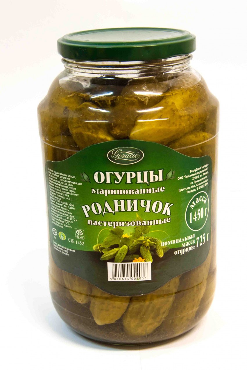 Корнишоны marinovannie Ogurci