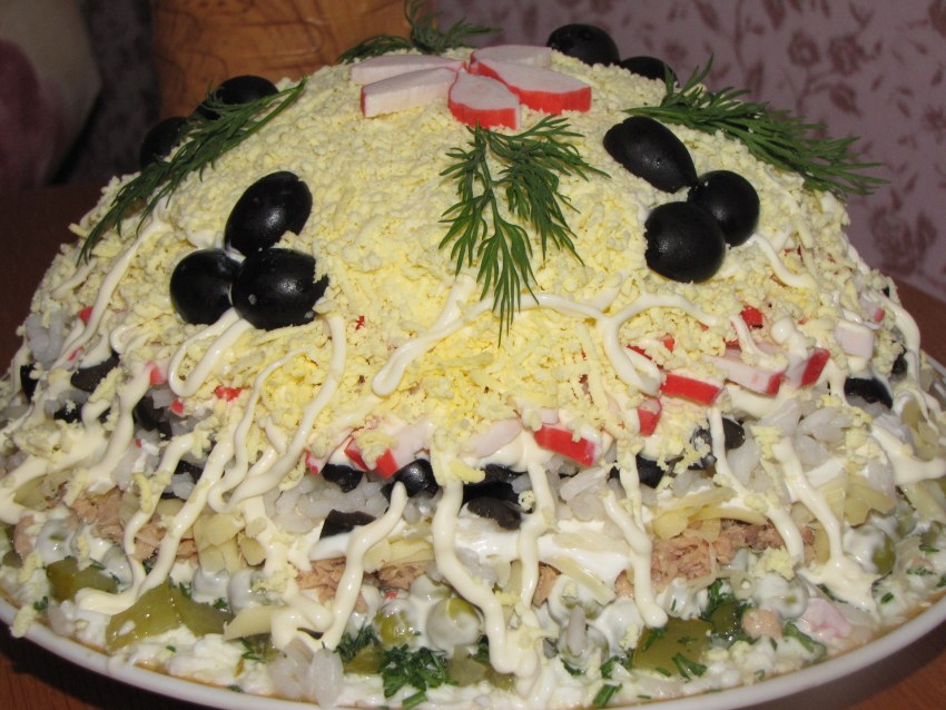 Салат Изабелла с корейской морковью