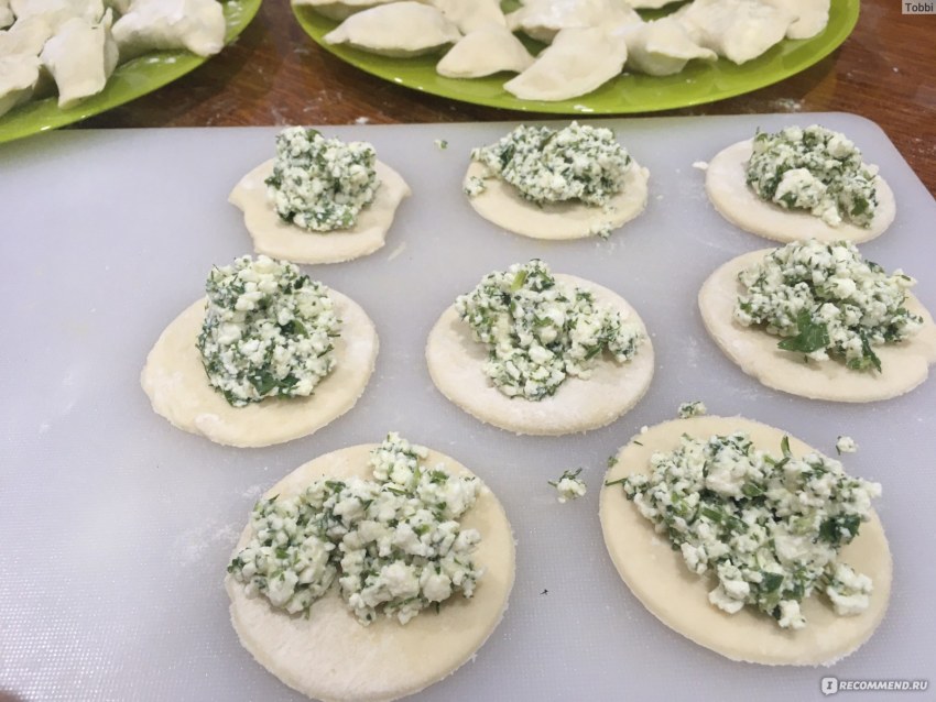 Вареники с картошкой и жареным луком