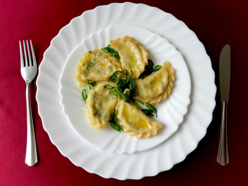Вареники с гречкой