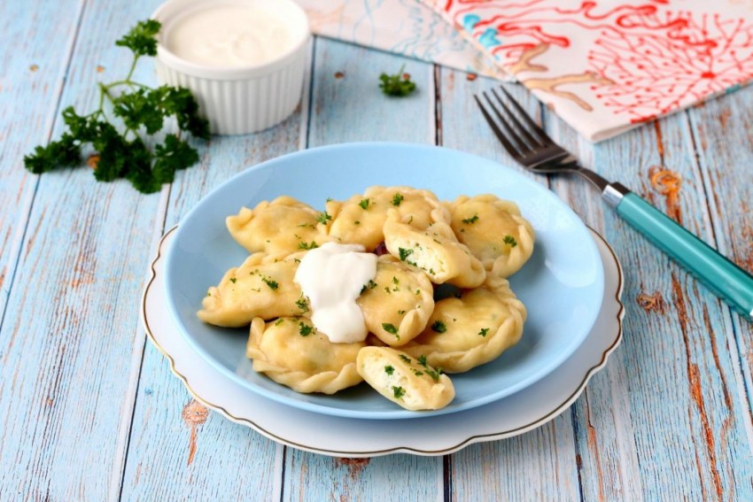 Вареники с картошкой и грибами