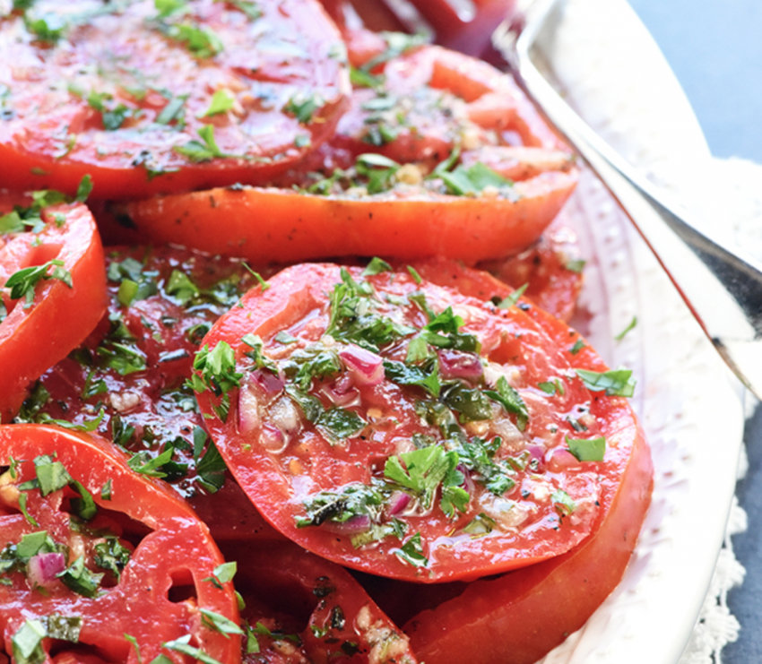 Овощные закуски к шашлыку