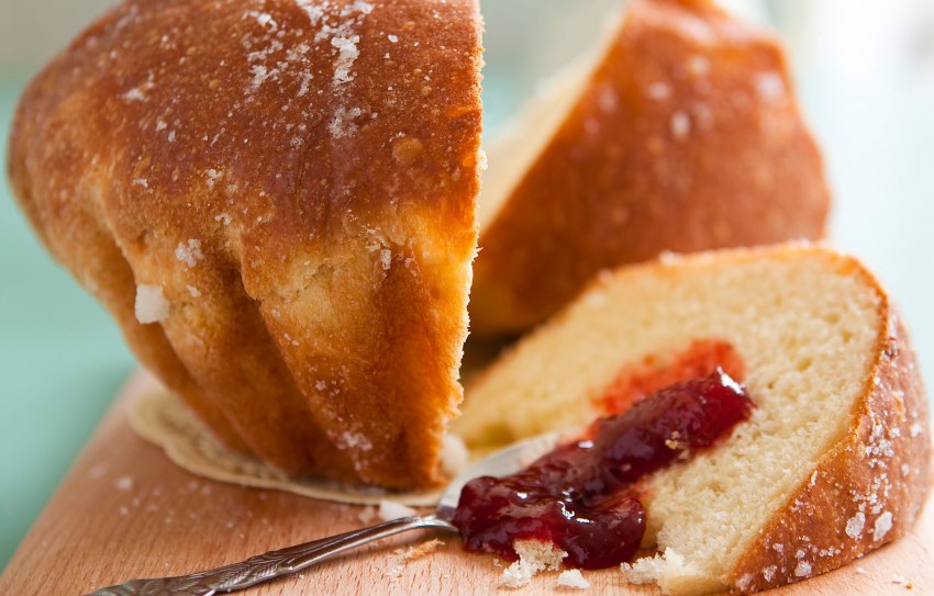 Булочки с посыпкой