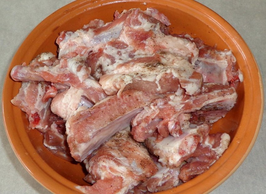 Мясо ребрышки