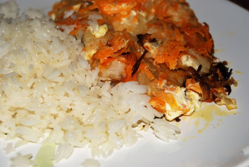 Цветная капуста тушеная с морковью