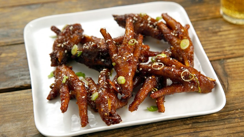 Korean feet food