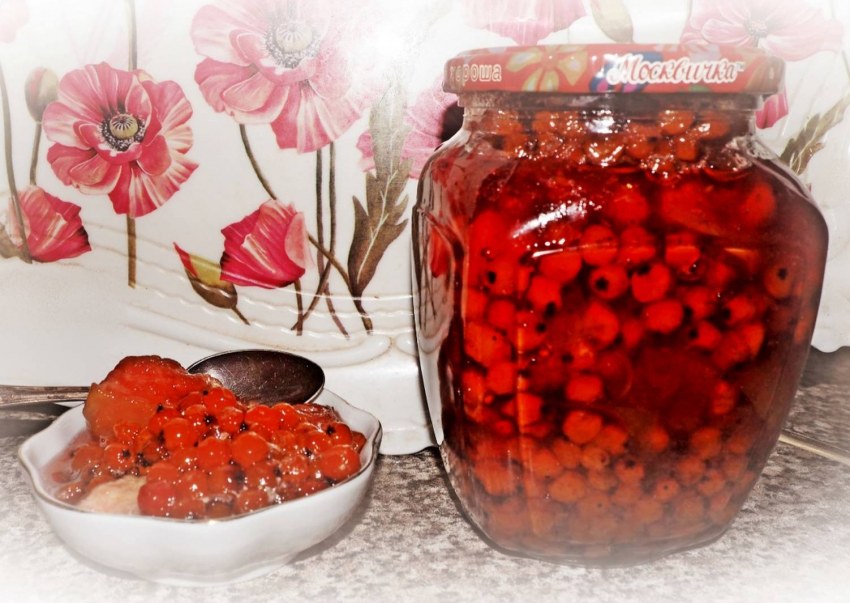 Рубиновая рябина варенье