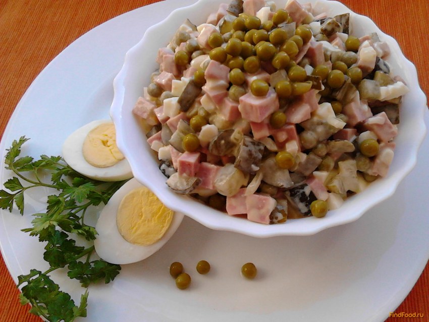 Салат Оливье классический
