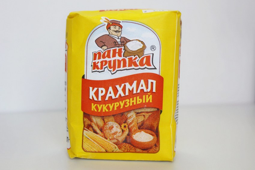 Крахмал кукурузный этикетка
