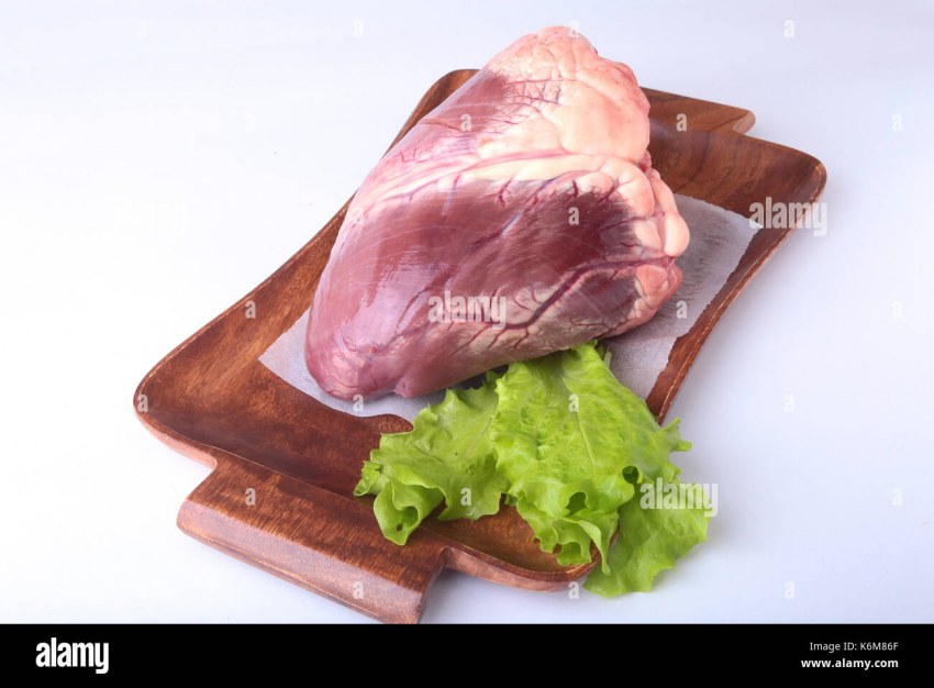 Мясо телятина и сердце тема