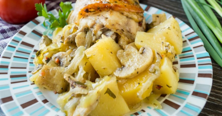 Картошка в рукаве для запекания