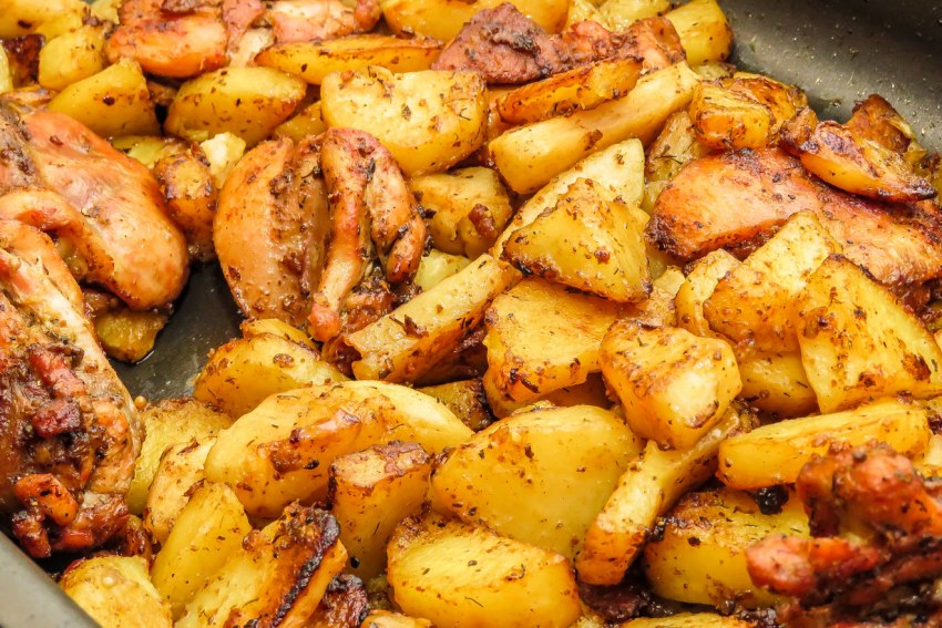 Грудка с картошкой