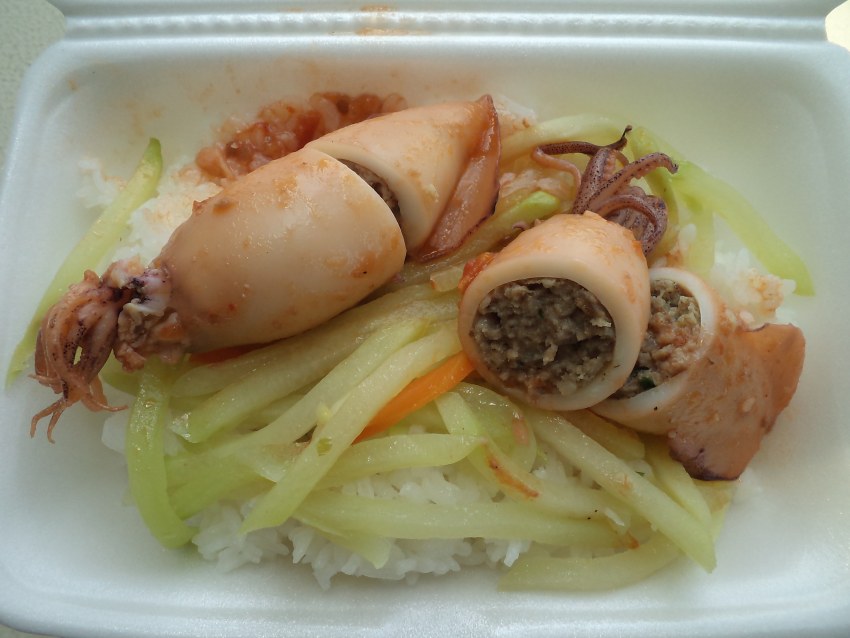 Запеченный кальмар в духовке