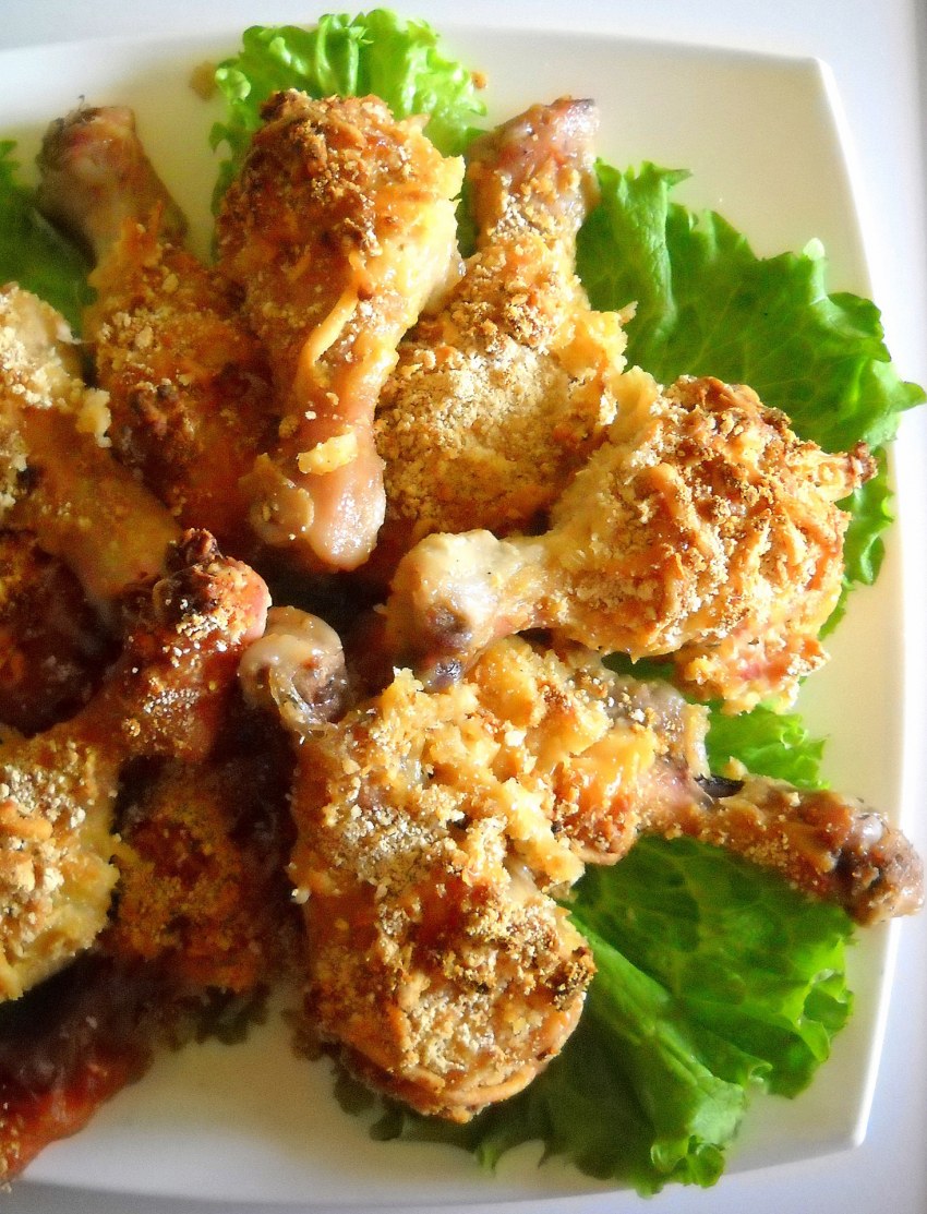 Голень куриная в духовке с хрустящей корочкой