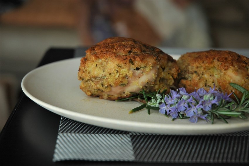 Кура гриль с овощами