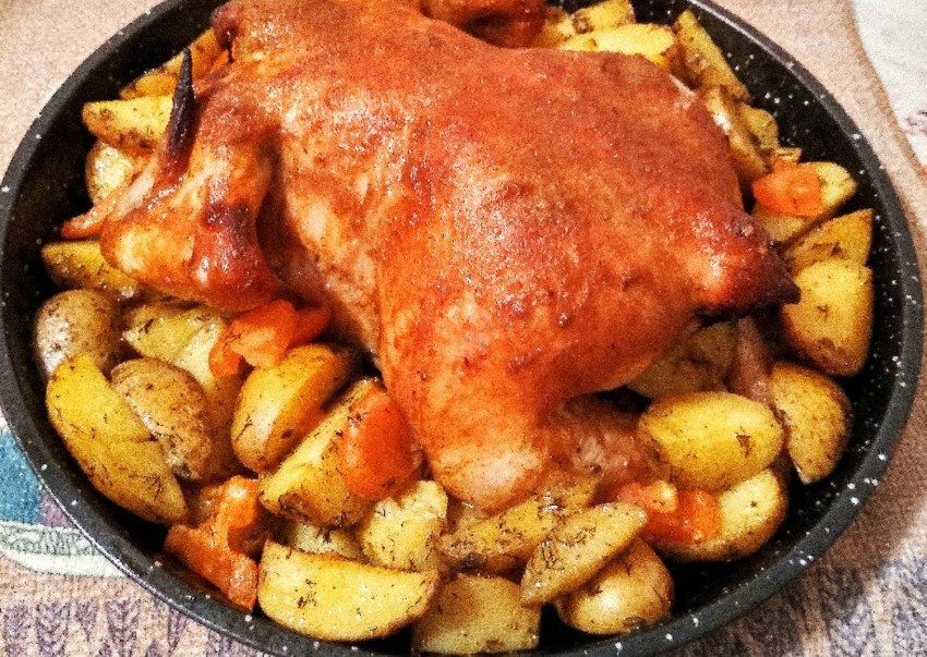 Куриные окорочка в духовке с хрустящей корочкой