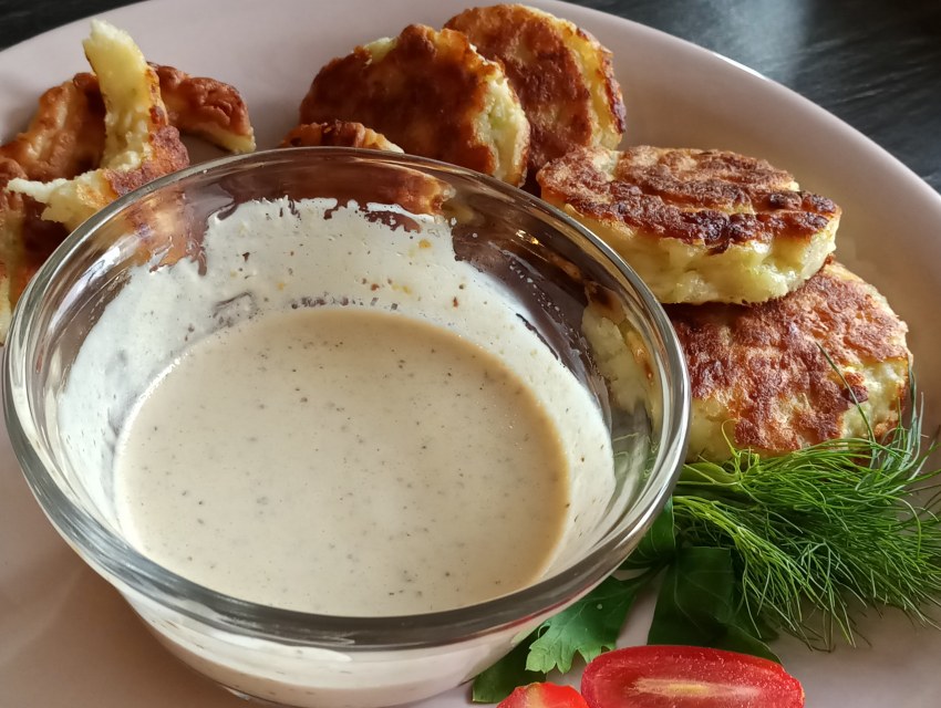 Куриные оладьи