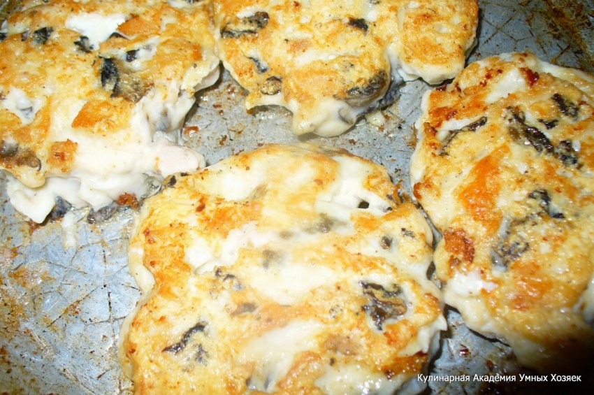 Оладьи из куриного фарша