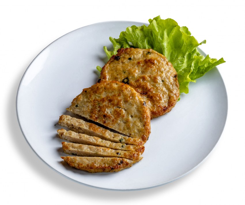 Куриные оладьи с кабачком