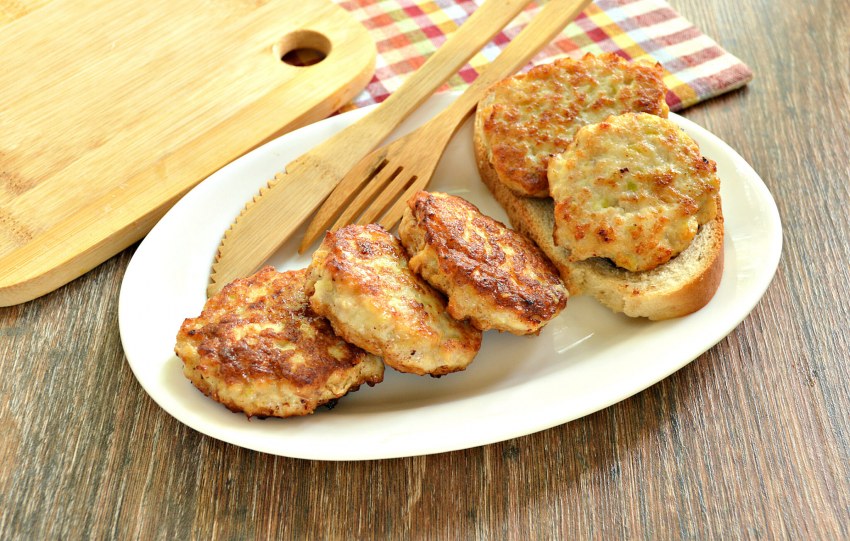 Куриные оладьи