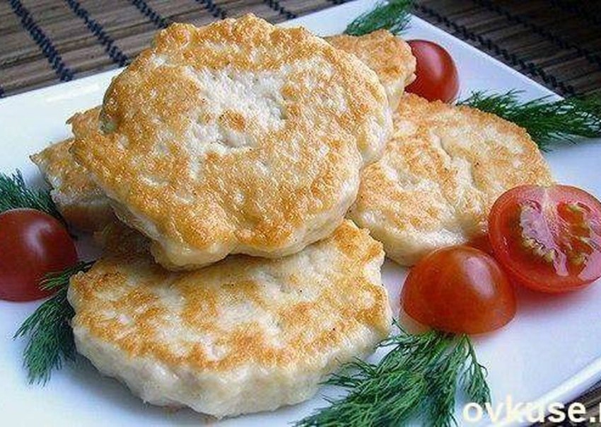 Куриные оладушки из филе